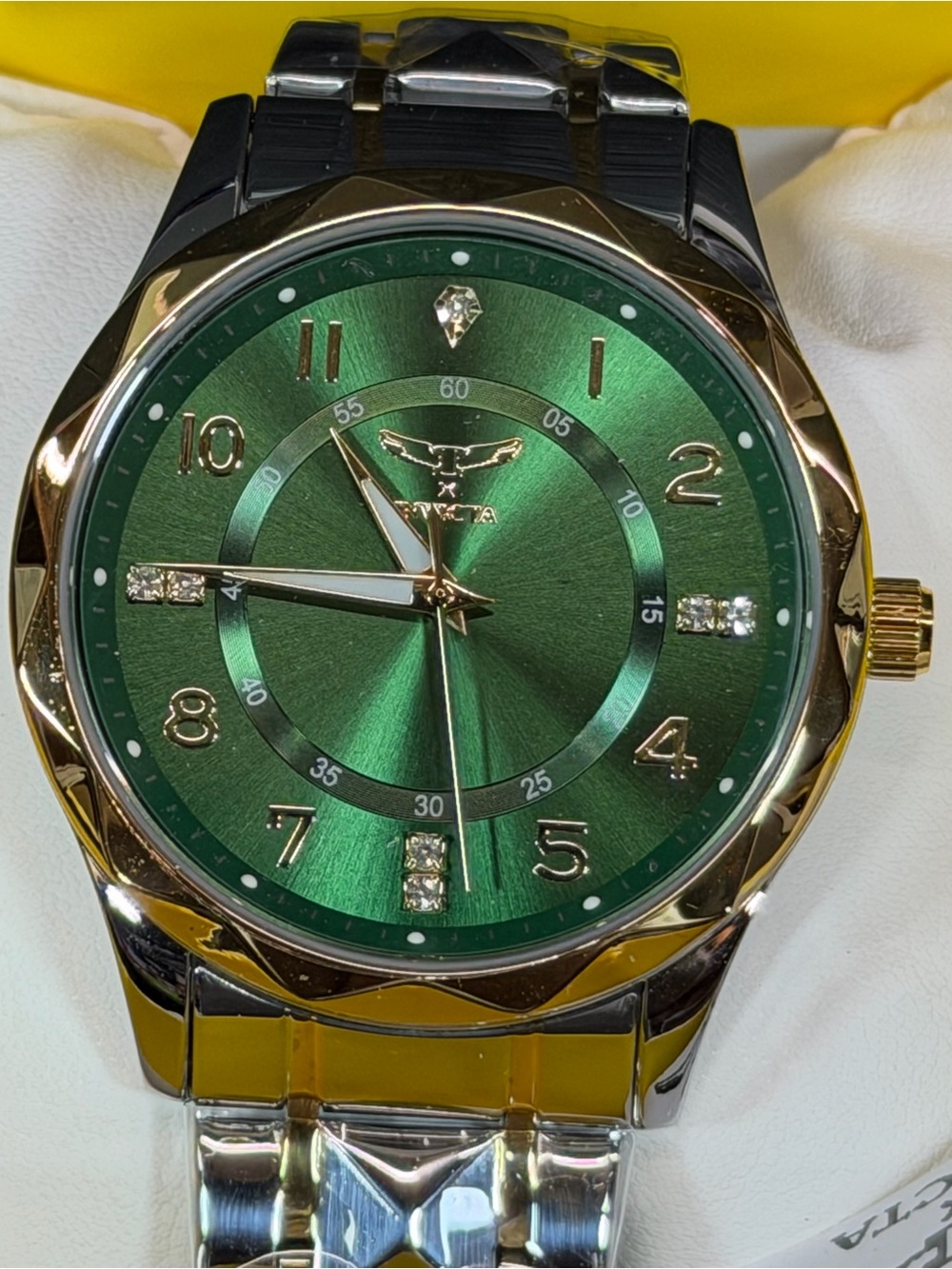 Invicta Specialty I by Invicta 41mm Mens Green Dial Watch with Gold Accent 69025 - Picture 2 of 12